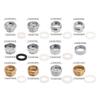 With Washer Aerator Adapter Metal Kitchen Faucet Tap Aerator Connector Water Saving Adaptor Outside Thread