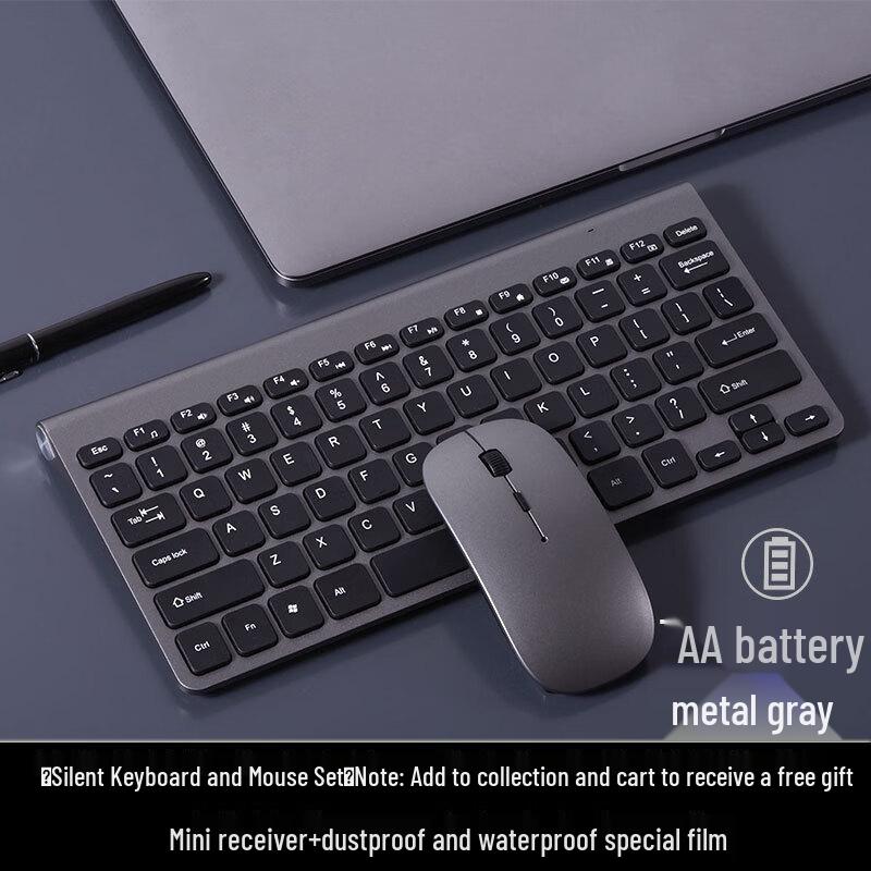 OLOEY Ultra-Thin 2.4G Wireless Keyboard and Mouse Set