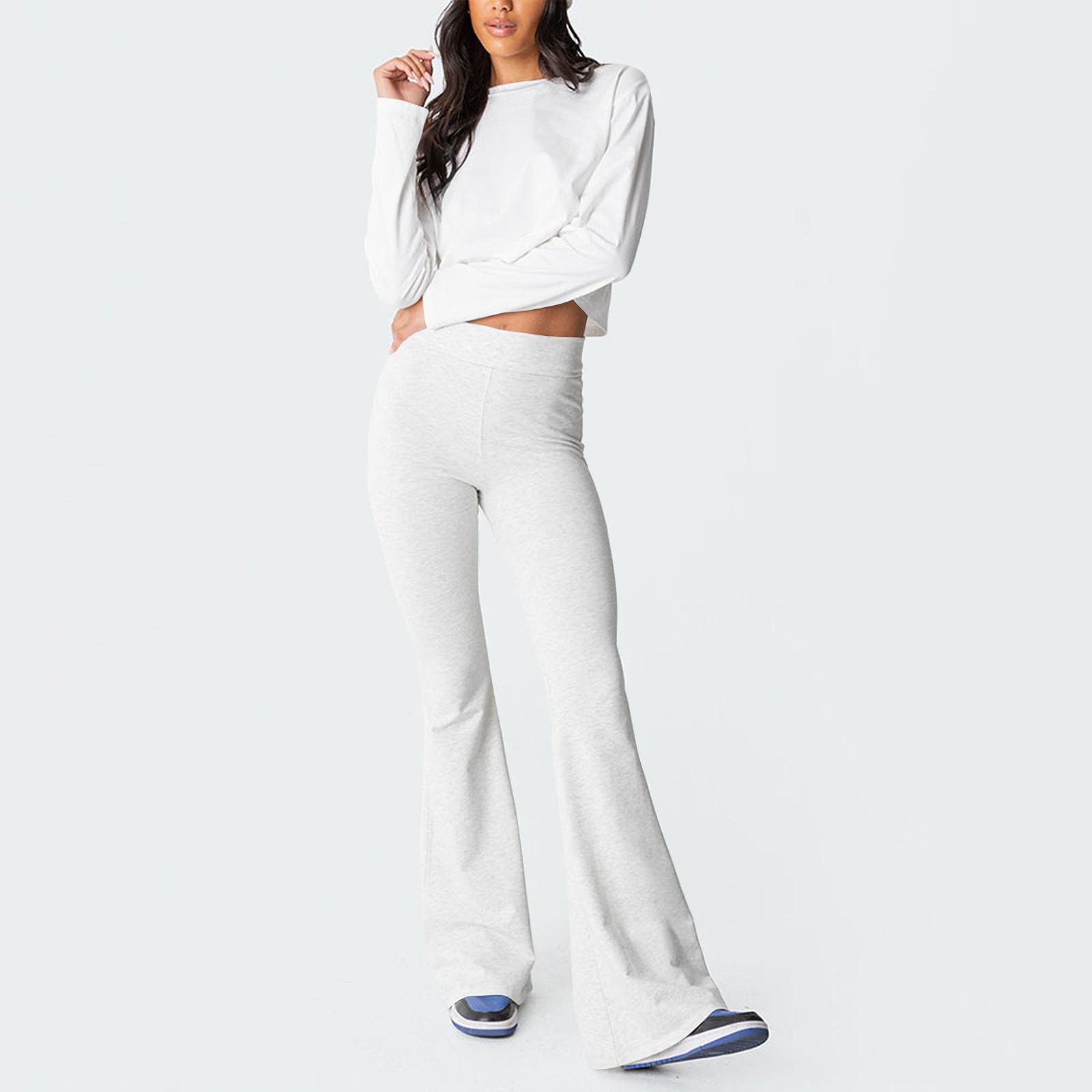 

Жіночий набір із 2 предметів із квітковим принтом, сорочка з довгим рукавом і ґудзиками, широкі штани, штани-палаццо, відповідні комплекти, піжами XL білий