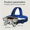 1PC Ultra Bright Headlights with Durable Rechargeable Batteries, Suitable for Camping, Running, and Outdoor Adventures