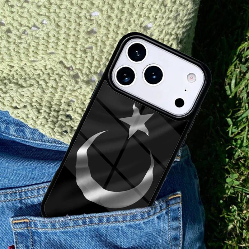 Turkei Turkey Ataturk Flag Soft Phone Case For iPhone 17 AIR 16 Pro Max 15 14 Pro 11 12 13 Shockproof Silicone Cover