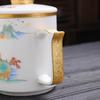 Chaxun Ceramic Office Tea Cup with Lid