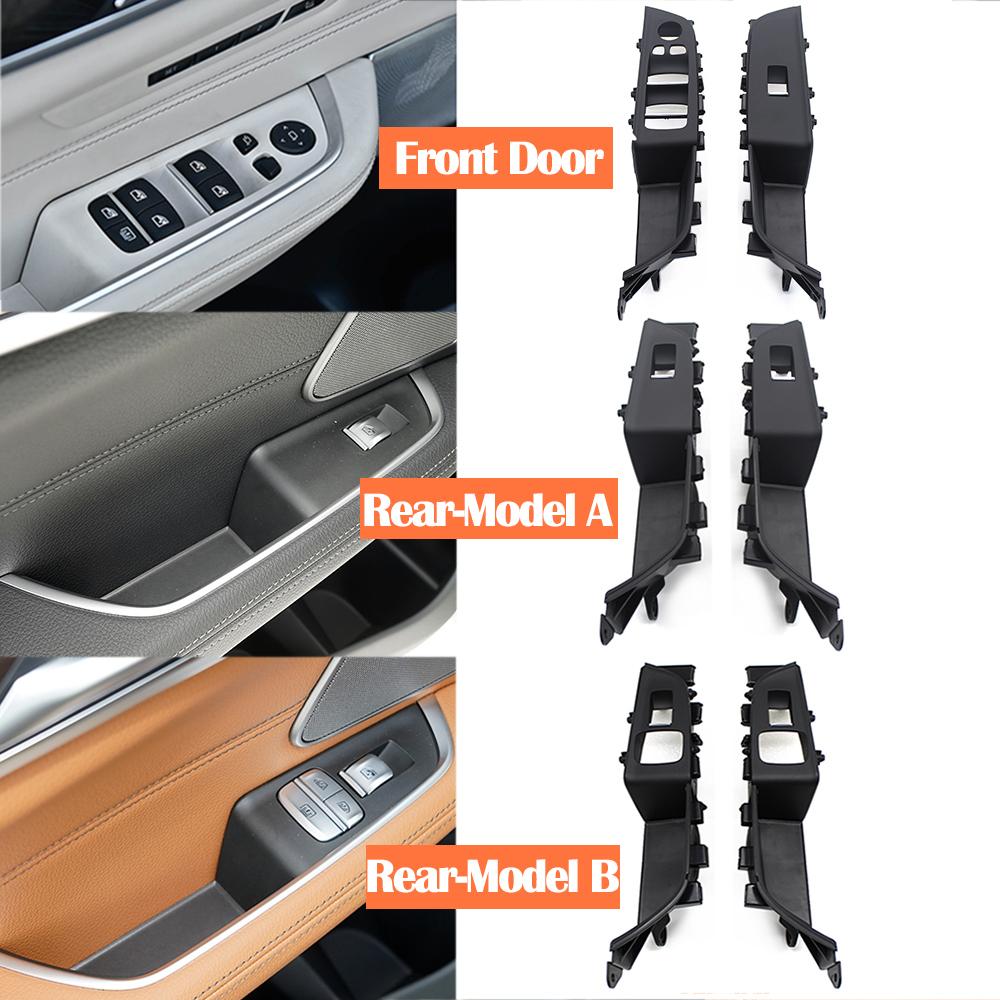 LHD New Left Right Front Rear Interior Door Pull Handle Armrest Panel Window Switch Cover For BMW 6 Series GT G32 2017-2022