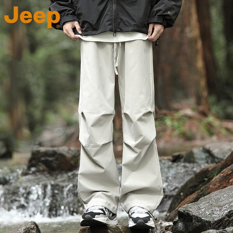 

JEEP Men s Loose Fit Outdoor Functional Cargo Pants L