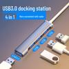 USB 3.0 Multi-Port Extender Hub Docking Station Adapter