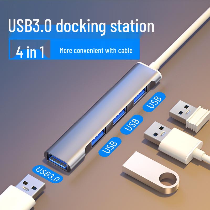 USB 3.0 Multi-Port Extender Hub Docking Station Adapter