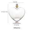 1000ml Heart-Shaped Wine Decanter Lead-Free Crystal Glass Whiskey Decanter Hand-Blown Wine Dispenser Bottle Glassware Carafe Gif