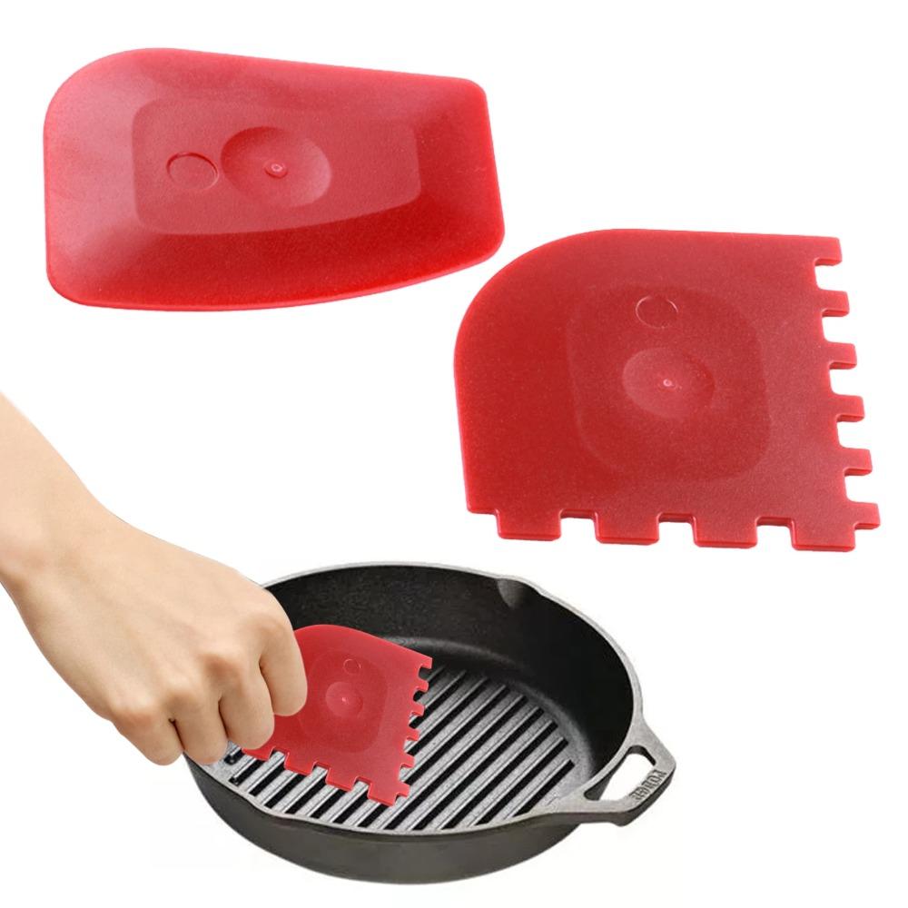 

Kitchen Cleaning Grill Pan Scraper Serrated Cleaninh Blade Iron Pot чорний