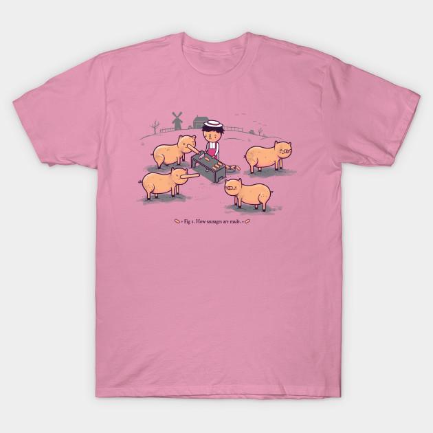 T Shirt Women How Sausages Are Made Harajuku Print Kawaii Tshirt Summer Short Sleeve Female T-Shirt Top Tee