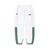 Li Ning Letter Stripe Cuffed Loose Knit Sports Pants Men Pants Standard-White AYKT701-3