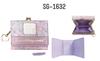Sunart Sumikko Gurashi Synthetic Leather Patch Series Clasp Mini Wallet Purple 1632 [SG PUR]