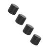 4Pcs Electric Guitar Knobs Set Metal Potentiometer Cap Volume Tone Control for Bass Black