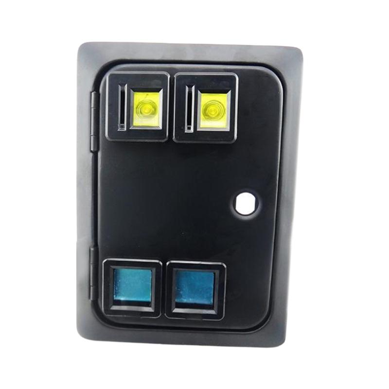 

Entry Door Gaming Accessory Double Coin Entry Mechanism for Game Machine Arcade Game Mechanical Coin Access Door 1