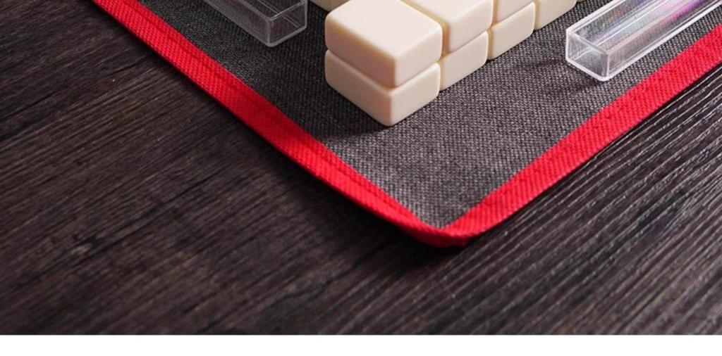 Compact Hand-Rubbed Mini Mahjong Set for Travel & Outdoor Use
