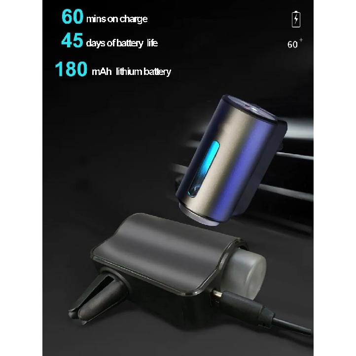 Car Air Freshener 8 mix scents Electric Auto Aroma Diffuser Good Smell Air Vent Outlet Diffuser Essential Oil Refill Set Kits
