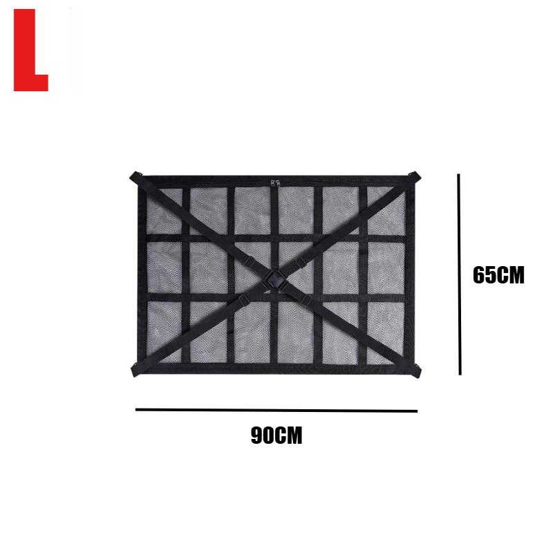 Car Ceiling Cargo Net Strong Load-Bearing Mesh Car Roof Storage Organizer Car Ceiling Net Storage For SUV Long Trip Camping