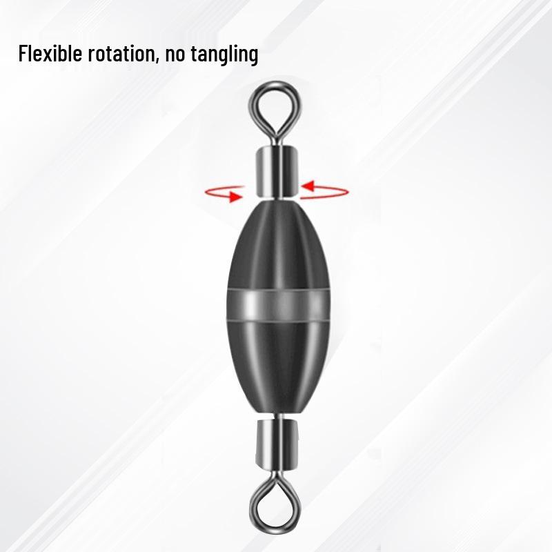 Copper Sinker & Swivel Float Weight, Eight-Shaped Ring, Sea & Rock Fishing Accessories
