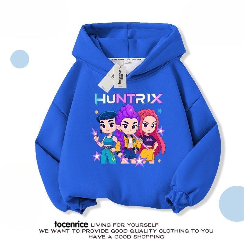 

Children s Fashion Witch Hunt Team Hoodies, Loose Long-sleeved Hoodies for Boys and Girls In Spring and Autumn 110