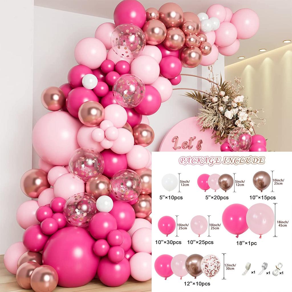 Balloon Set Wedding Birthday Party Arrangement Balloon Set Party Decoration Balloon Chain Set
