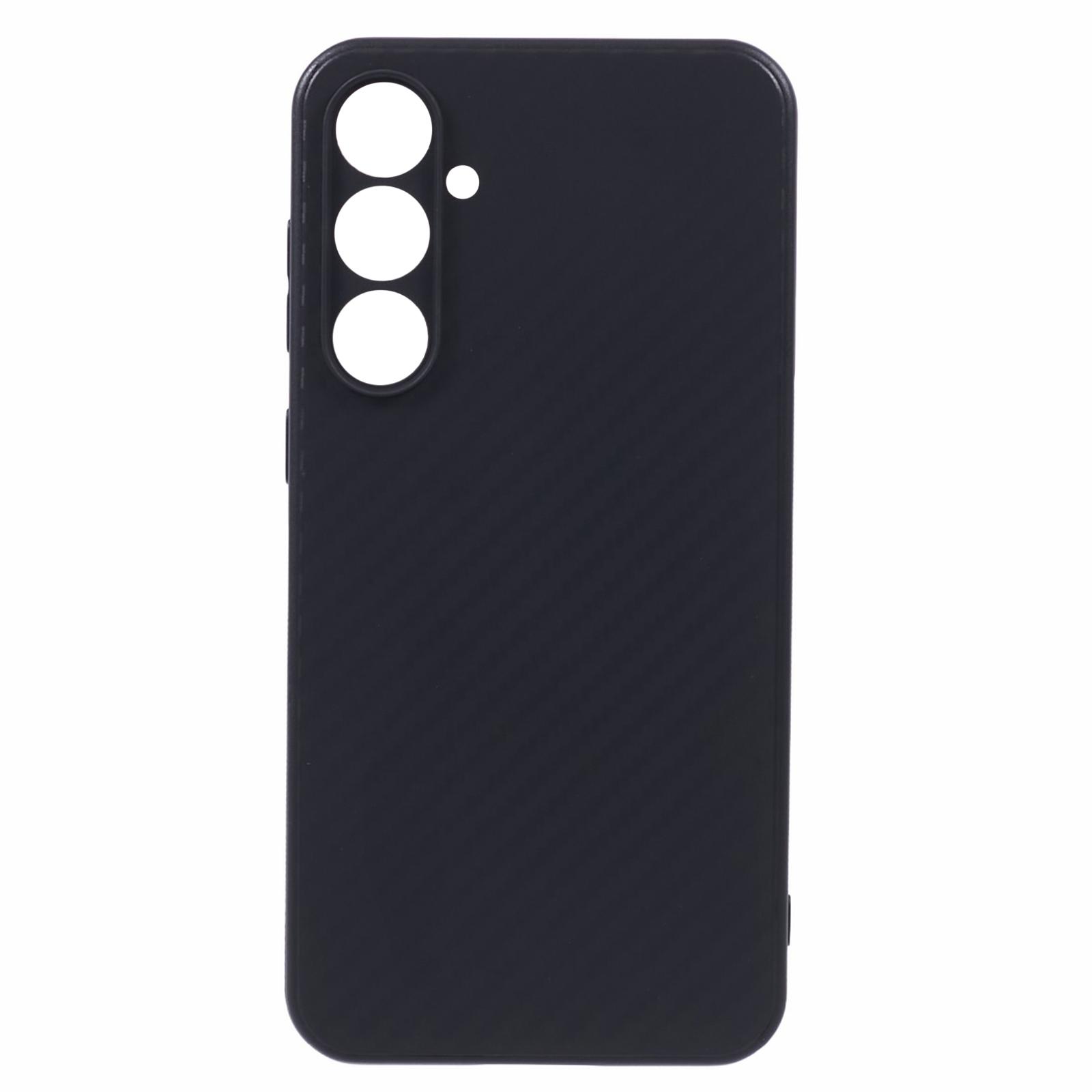 

Carbon Fiber TPU Protective Case for Samsung Galaxy S23 FE,Anti-Scratch Phone Cover A