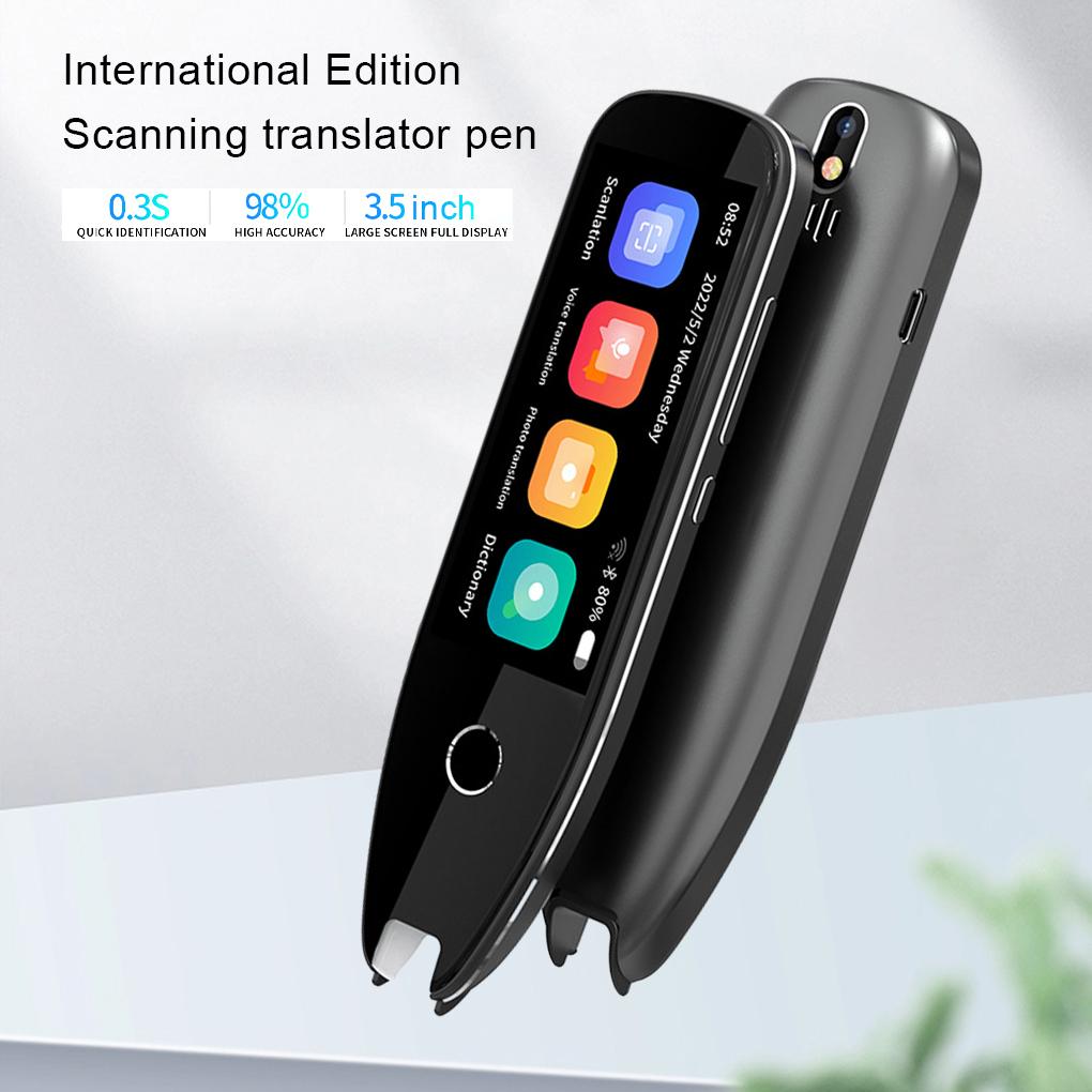 ABS Translation Pen Digital Battery Powered Screen Solid Color English Learning Translator Scanner Reader