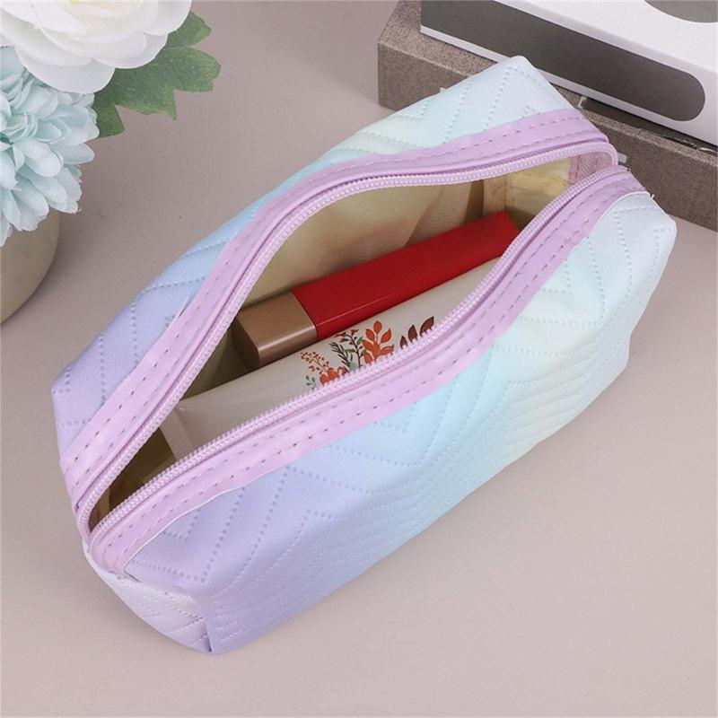 Fashionable PU Storage Bag Travel Toiletry Bags Makeup Organizer for Skin Care and Beauty Items