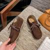 Women's new autumn casual flat-bottomed women's super soft beanie shoes are not tired of single shoes