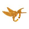 18K Gold European Dove Ring - Retro Stainless Steel Index Finger Jewelry
