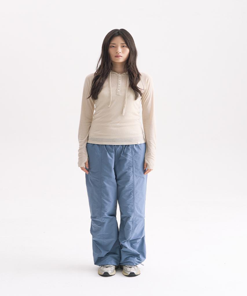 HEISAN Daily Parachute Pants Ash Blue
