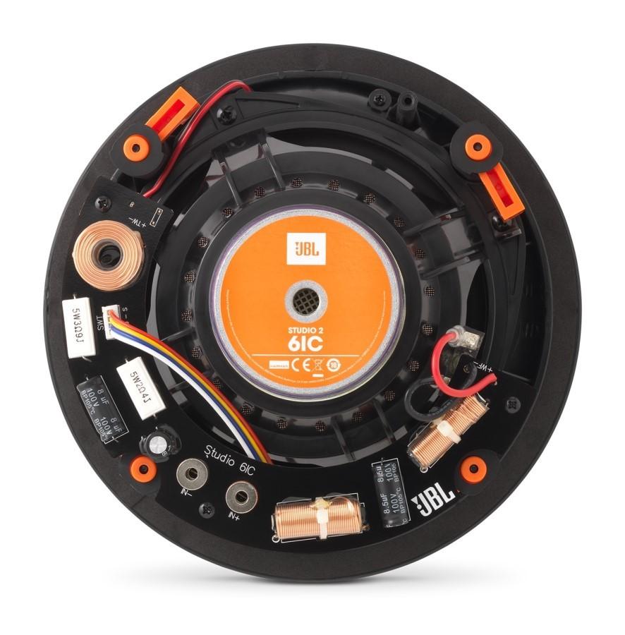 JBL STUDIO 2 6IC 6.5" Two-way Round Installation Speaker with the Ability To Optimize Sound Direction, JBL by HARMAN