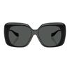 Versace Personalized Design Injection Square Sunglasses Women's Black 32482332 VE4499U GB1/87 57-Black M-glasses Case