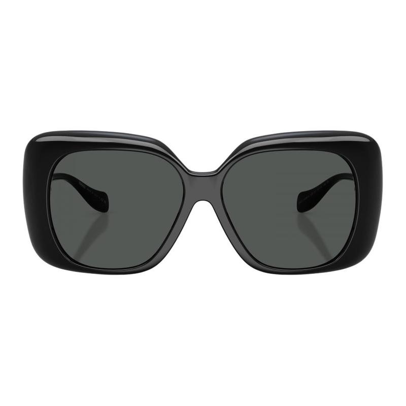 Versace Personalized Design Injection Square Sunglasses Women's Black 32482332 VE4499U GB1/87 57-Black M-glasses Case