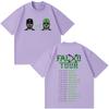 Rapper Feid Ferxxo Tour 2026 Graphic Tshirts Unisex Unisex Fashion Loose T Shirt Shortsleeved Hiphop Cotton Casual Tshirts Tops