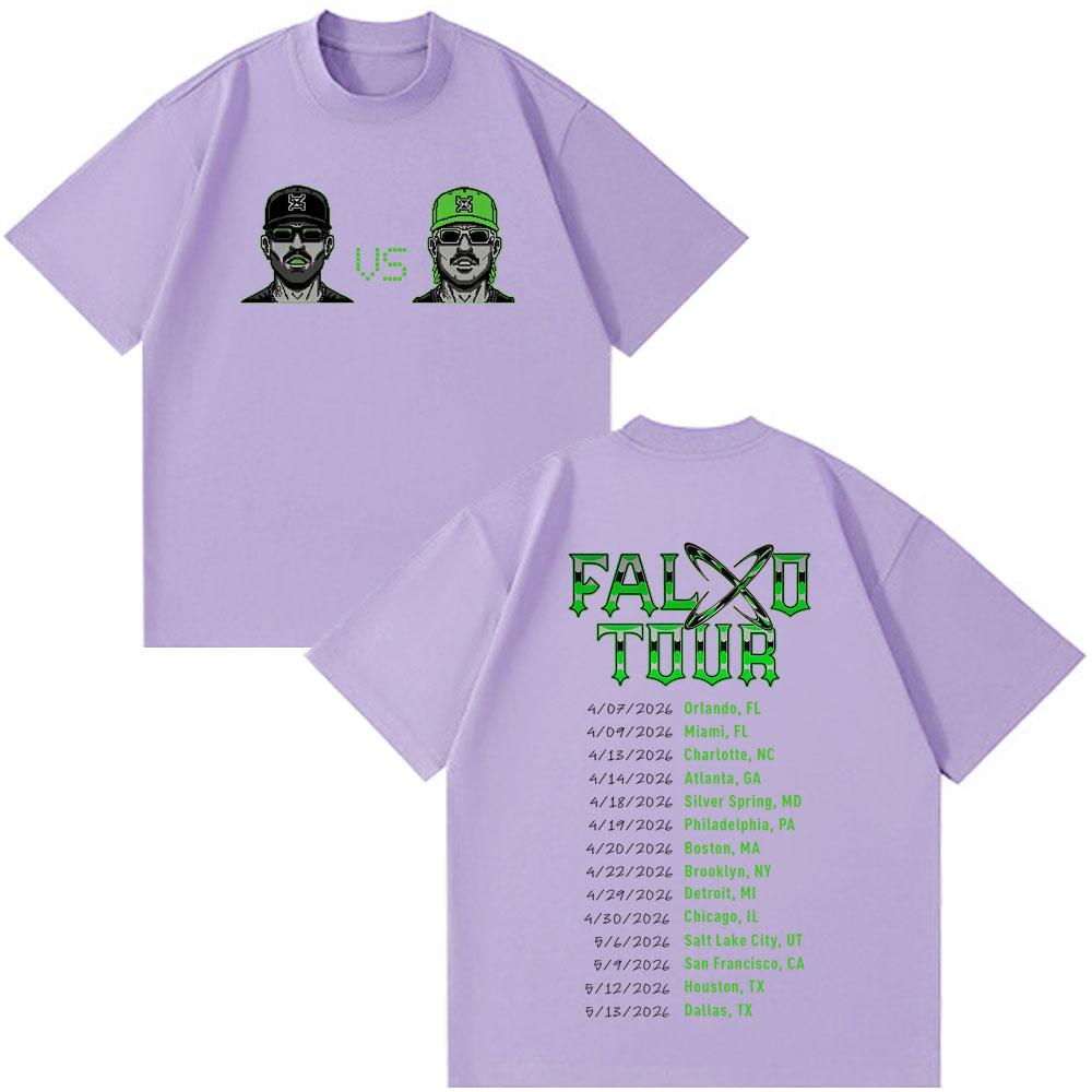 Rapper Feid Ferxxo Tour 2026 Graphic Tshirts Unisex Unisex Fashion Loose T Shirt Shortsleeved Hiphop Cotton Casual Tshirts Tops