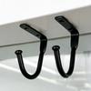 Screw Mounted Ceiling Hook, Heavy Duty Hanger For Kitchen Closet, J-shaped Hanging Hook for Towel Cup Clothes Multi-Purpose Hook