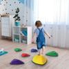 6-Piece Stepping Stones for Kids, Stackable Sensory Toys Outdoor Indoor, Obstacle Course for Balance and Motor Skills