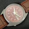 VINTAGE SEIKO 5 AUTOMATIC 6309A JAPAN MENS MAROON COLOR DIAL WATCH A701553-5 R206b-a701553