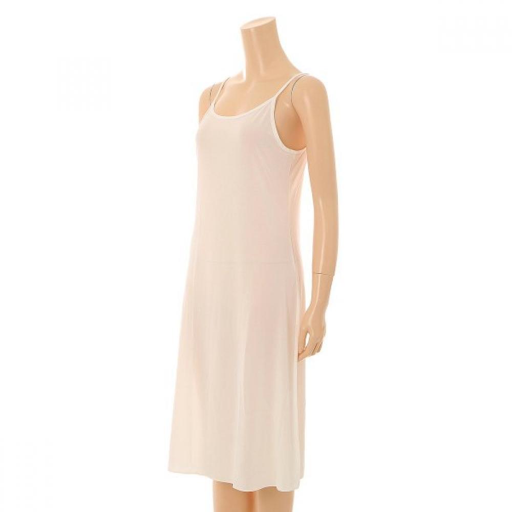 Wacoal Long Slip For Underwear 2 Colors Set  Wgn7303 Iv Bk 