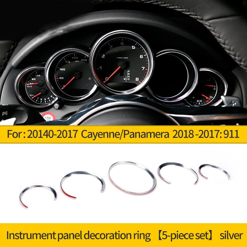 Car Dashboard Decorative Ring For Porsche Macan 911 718 Paramera Cayenne Instrument Panel Modification Ring Accessories