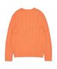 POLO RALPH LAUREN Cable Knit Cotton Sweater - Orange