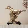 Nordic Horse Figurine: Modern Minimalist Resin Home Decor for Living Room & Wine Cabinet.