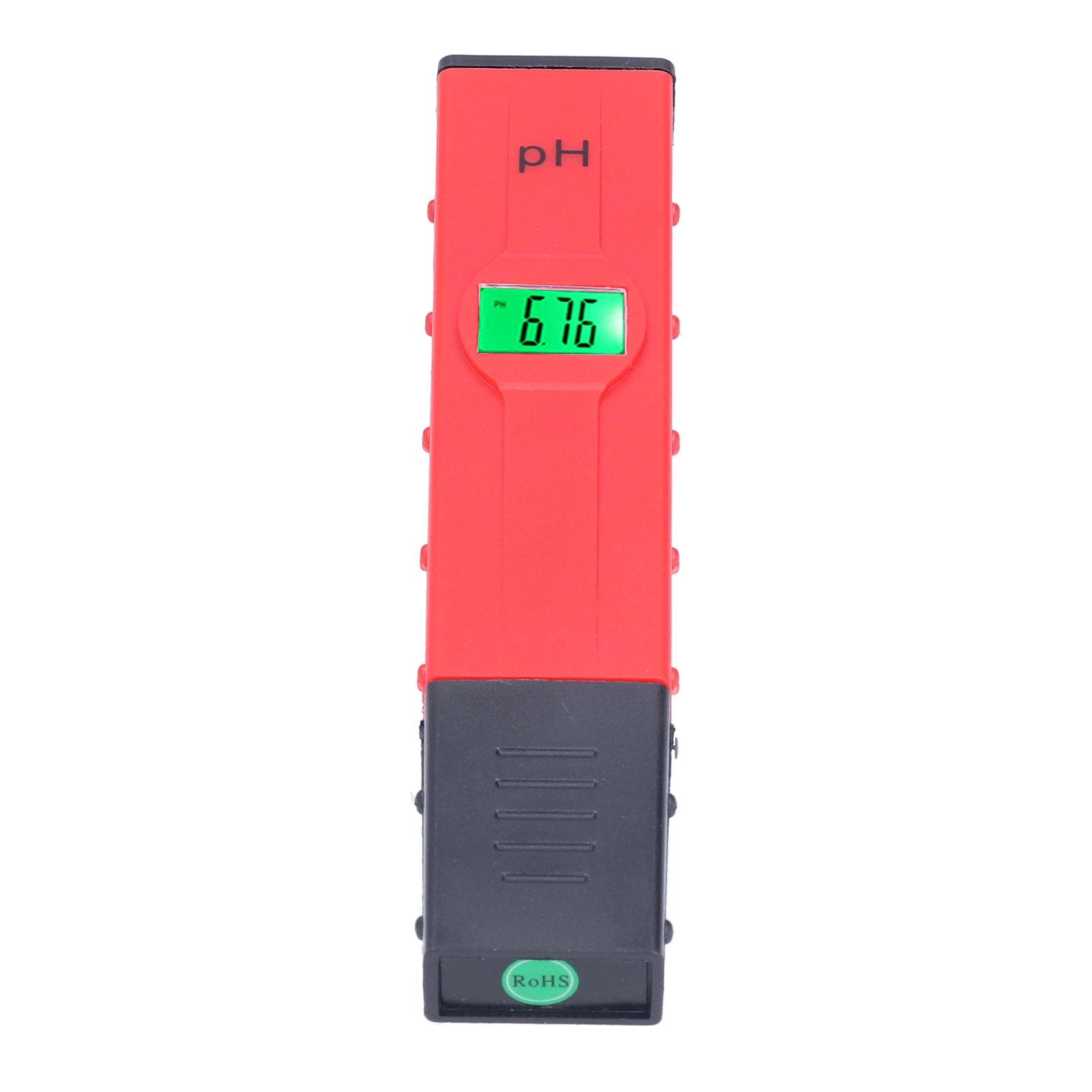 

PH Tester Backlight Portable Digital PH Meter ATC High Accuracy Acidity Tester PH Test Pen for Water Soil Red