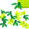 Locking creative Blocks MOC Parts Plant Tree Leaf Flower Rockery Building Block Coconut Tree Leaves 30176 3741 32607 For Friend