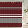 High Quality Geometric Pattern Printed Fabric Shower Curtains Bathtub Waterproof Products Bathroom Decor With 12 Hooks