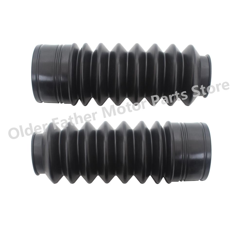 Motorcycle Accessory Rubber Front Fork Cover Gaiters Gators Boot Shock Protector Dust Guard For Triumph Climber T100 T120 T900