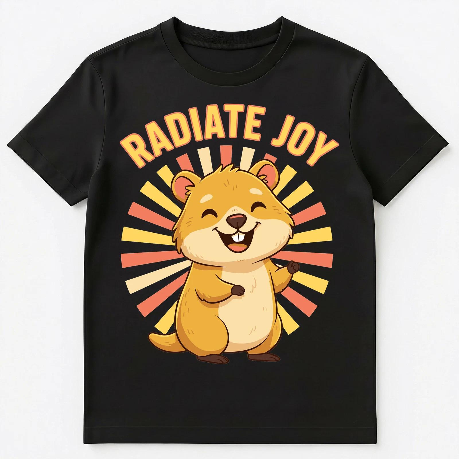 

Radiate Joy Cheerful Cartoon Character Art Unisex T-Shirt L