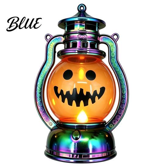 Tabletop Lantern for Party Halloween Pumpkin Lantern Flickering LED Lamp Vintage Handheld Realistic Holiday Home Decor Oil Lamp Indoor Outdoor