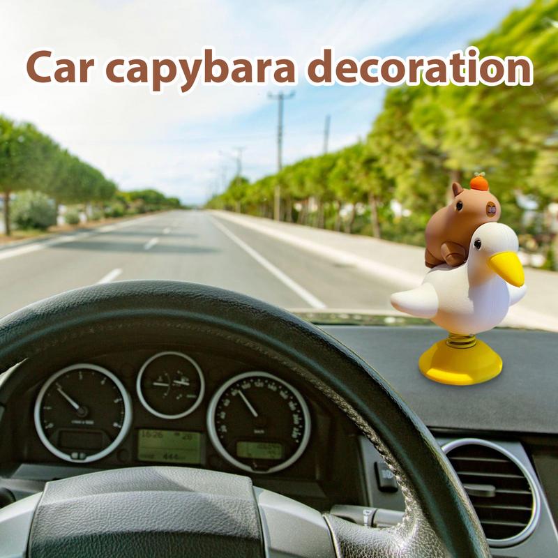 Dashboard Shaking Figure Head Shaking Figurine For Car Dashboard Tabletop Ornament With Spring Base For Center Console Living