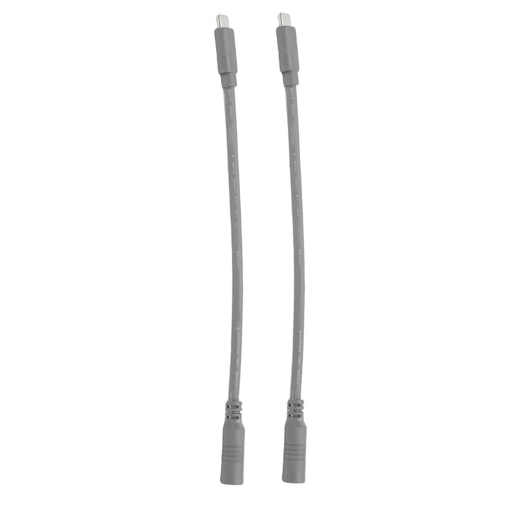 2PCS DC to USB C Adapter Cable Fit for Mini Dish Antenna 100W 5A Water Proof Plug Converter Extension Cord 0.66FT 0.2M