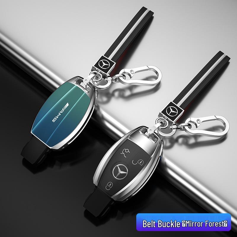 Kompatibelt nøkkelskall og deksel for Mercedes-Benz E-klasse, C-klasse, A200L, GLB, GLC260.